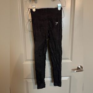 Gym Shark Black Camo Leggings